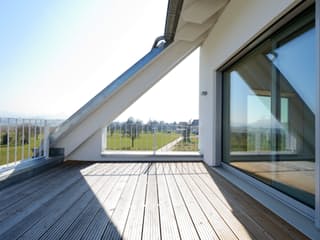 Fertighaus Schindele - Kundenhaus von Bau-Fritz Schlüsselfertig ab 1800000€, Satteldach-Klassiker Außenansicht 7