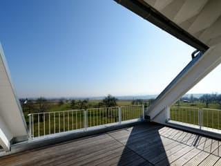 Fertighaus Schindele - Kundenhaus von Bau-Fritz Schlüsselfertig ab 1800000€, Satteldach-Klassiker Außenansicht 8