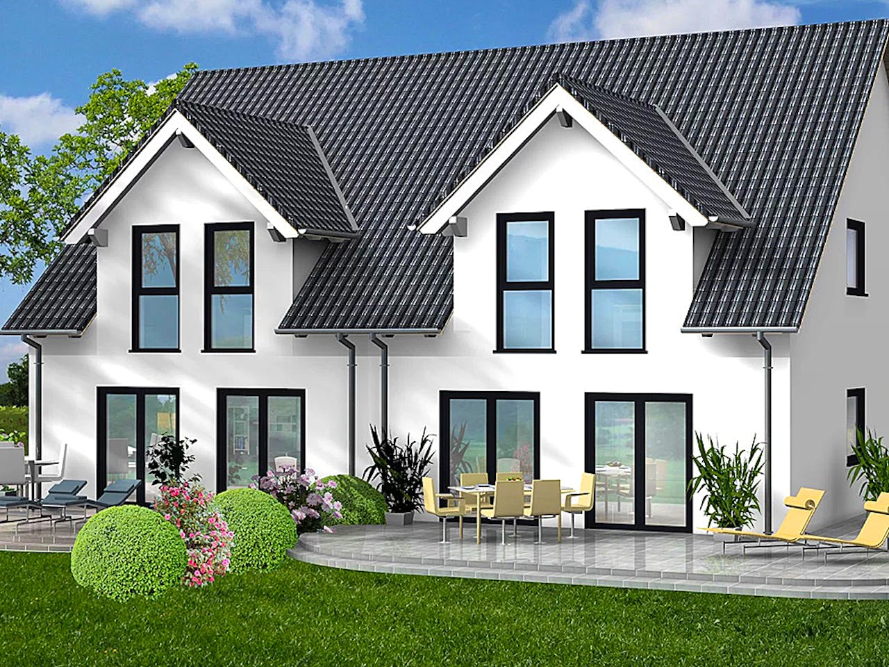 Doppelhaus DUO-Line 2