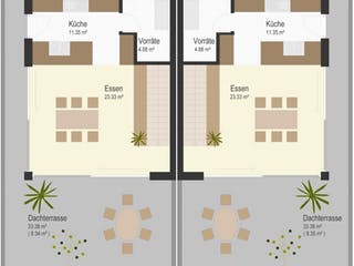 Fertighaus Schönbuch von Keitel-Haus, Cubushaus Grundriss 3