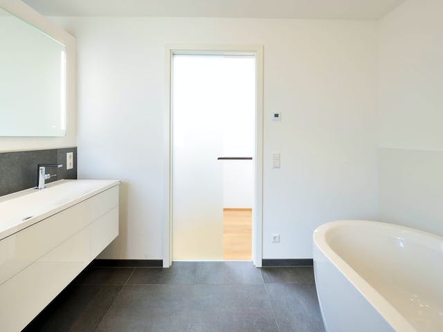 Fertighaus Haus Schöneberg von Fertighaus WEISS Schlüsselfertig ab 408000€, Pultdachhaus Innenansicht 8