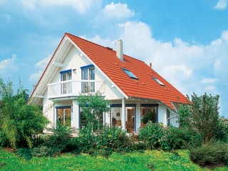 Fertighaus Schöneck von Keitel-Haus, Satteldach-Klassiker Außenansicht 1