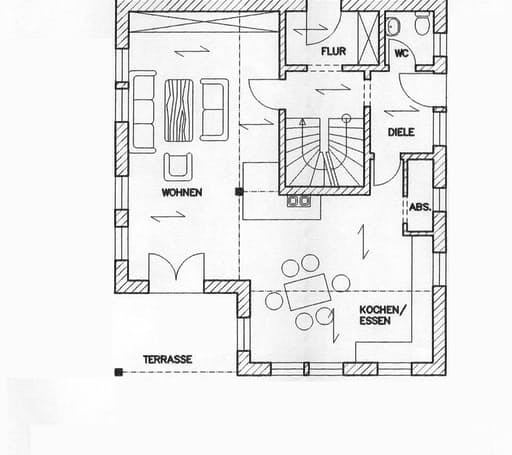 Fertighaus Schongau (inactive) von Tirolia Blockhaus Ausbauhaus ab 129283€, Blockhaus Grundriss 2