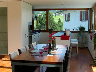 Fertighaus Schubert von Holzhaus Roßkopf Schlüsselfertig ab 284500€, Satteldach-Klassiker Innenansicht 1