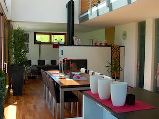 Fertighaus Schubert von Holzhaus Roßkopf Schlüsselfertig ab 284500€, Satteldach-Klassiker Innenansicht 3