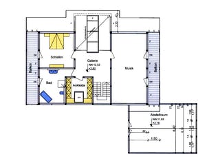 Fertighaus Holzskelettbau mit Garagenanbau von Detmolder Fachwerkhaus Schlüsselfertig ab 672000€, Fachwerk Grundriss 2