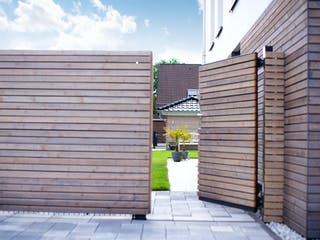 Fertighaus Haus 7 von Detmolder Fachwerkhaus Ausbauhaus ab 290000€, Stadtvilla Außenansicht 6