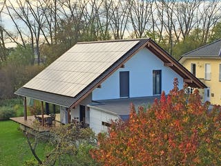 Fertighaus Haus 8 von Detmolder Fachwerkhaus Ausbauhaus ab 225000€, Satteldach-Klassiker Außenansicht 2