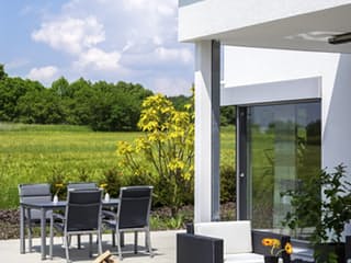 Fertighaus Schwabach von Regnauer Hausbau Schlüsselfertig ab 496050€, Cubushaus Außenansicht 2