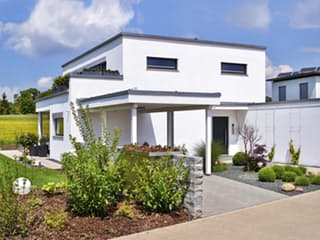 Fertighaus Schwabach von Regnauer Hausbau Schlüsselfertig ab 496050€, Cubushaus Außenansicht 5