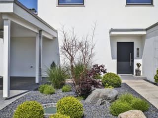 Fertighaus Schwabach von Regnauer Hausbau Schlüsselfertig ab 496050€, Cubushaus Außenansicht 6