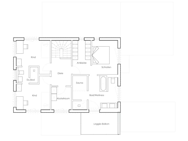 Fertighaus Schwabach von Regnauer Hausbau Schlüsselfertig ab 496050€, Cubushaus Grundriss 2