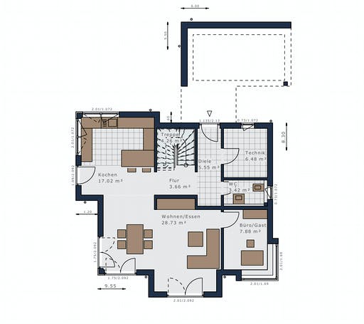 Schwabenhaus - Sensation-E-132 E3 Floorplan 1