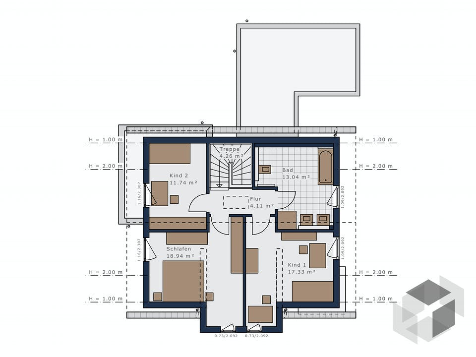 Sensation-E-132 E3 von Schwabenhaus Grundriss