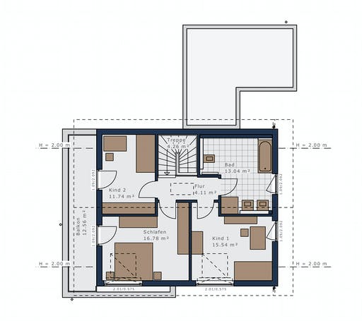 Schwabenhaus Sensations-E132 E6 Floorplan 2