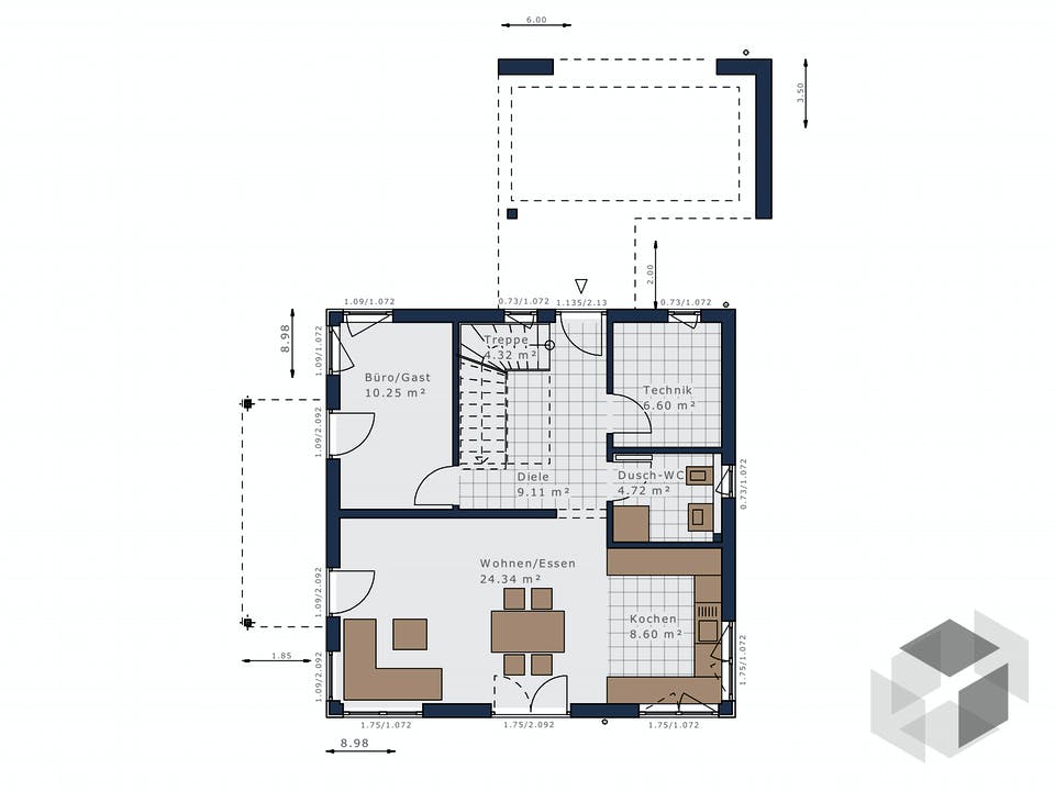 Sensation-E-133 E1 von Schwabenhaus Grundriss