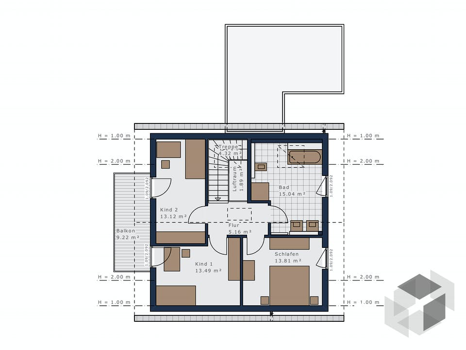 Sensation-E-133 E1 von Schwabenhaus Grundriss