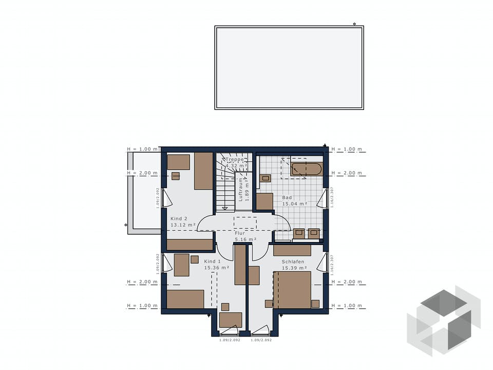 Sensation-E-133 E3 von Schwabenhaus Grundriss