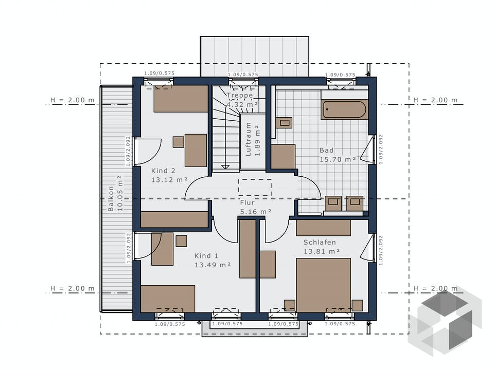 Sensation-E-133 E4 von Schwabenhaus Grundriss
