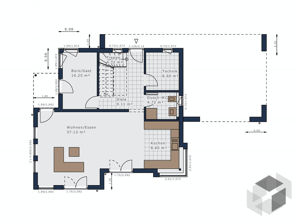 Sensation-E-133 E6 von Schwabenhaus Grundriss