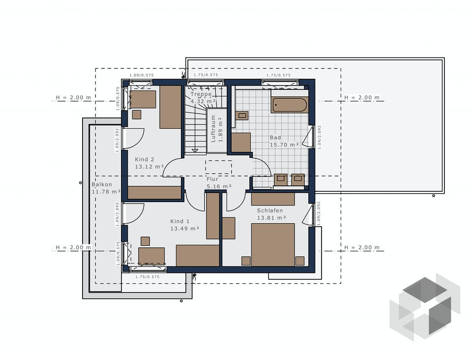 Sensation-E-133 E6 von Schwabenhaus Grundriss
