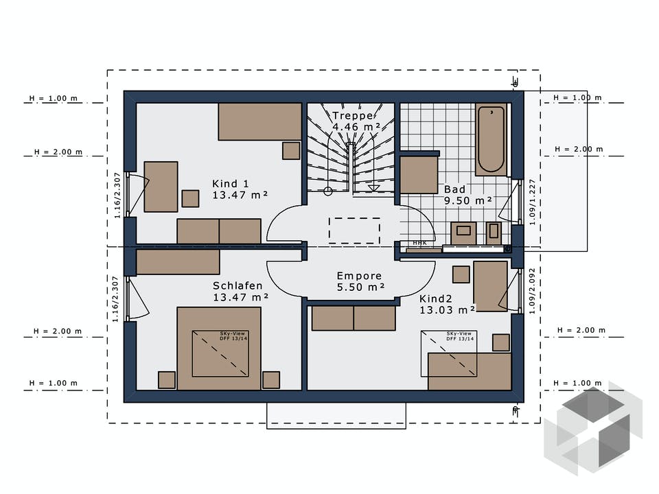 SmartSpace-E-120 E1 von Schwabenhaus Grundriss