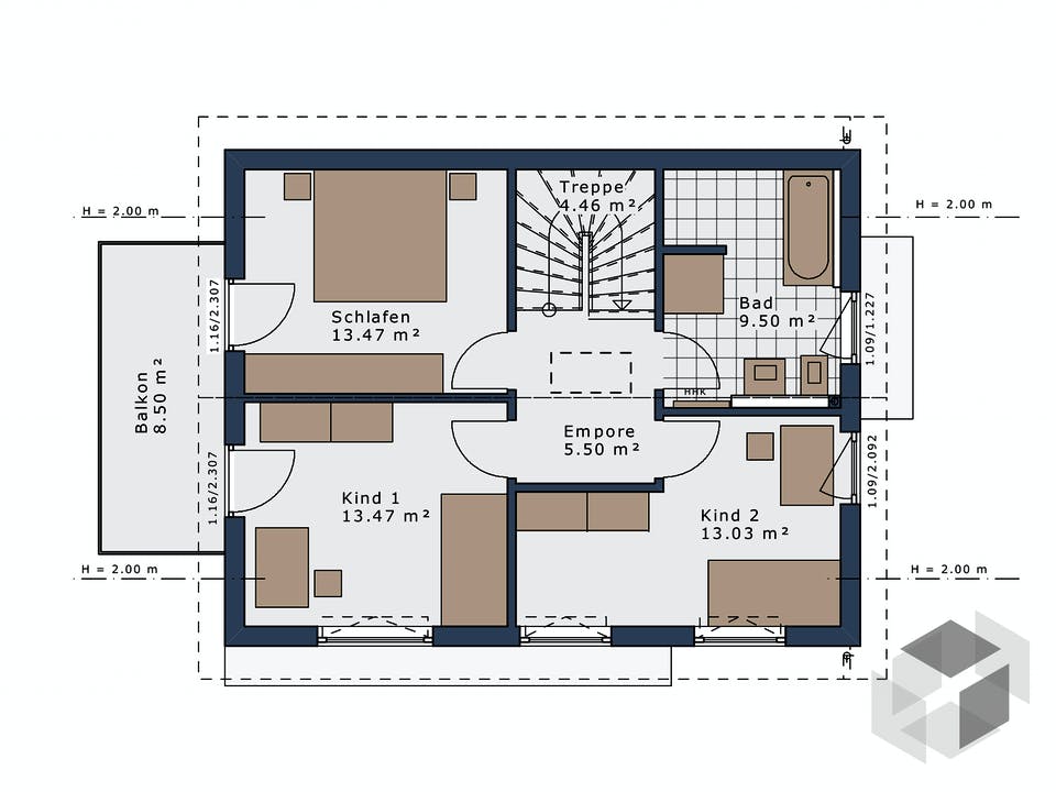 SmartSpace-E-120 E3 von Schwabenhaus Grundriss