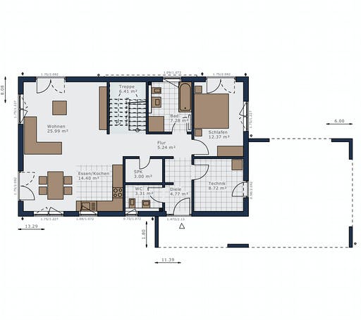 Schwabenhaus - Solitaire-B-090 E5 Floorplan 1