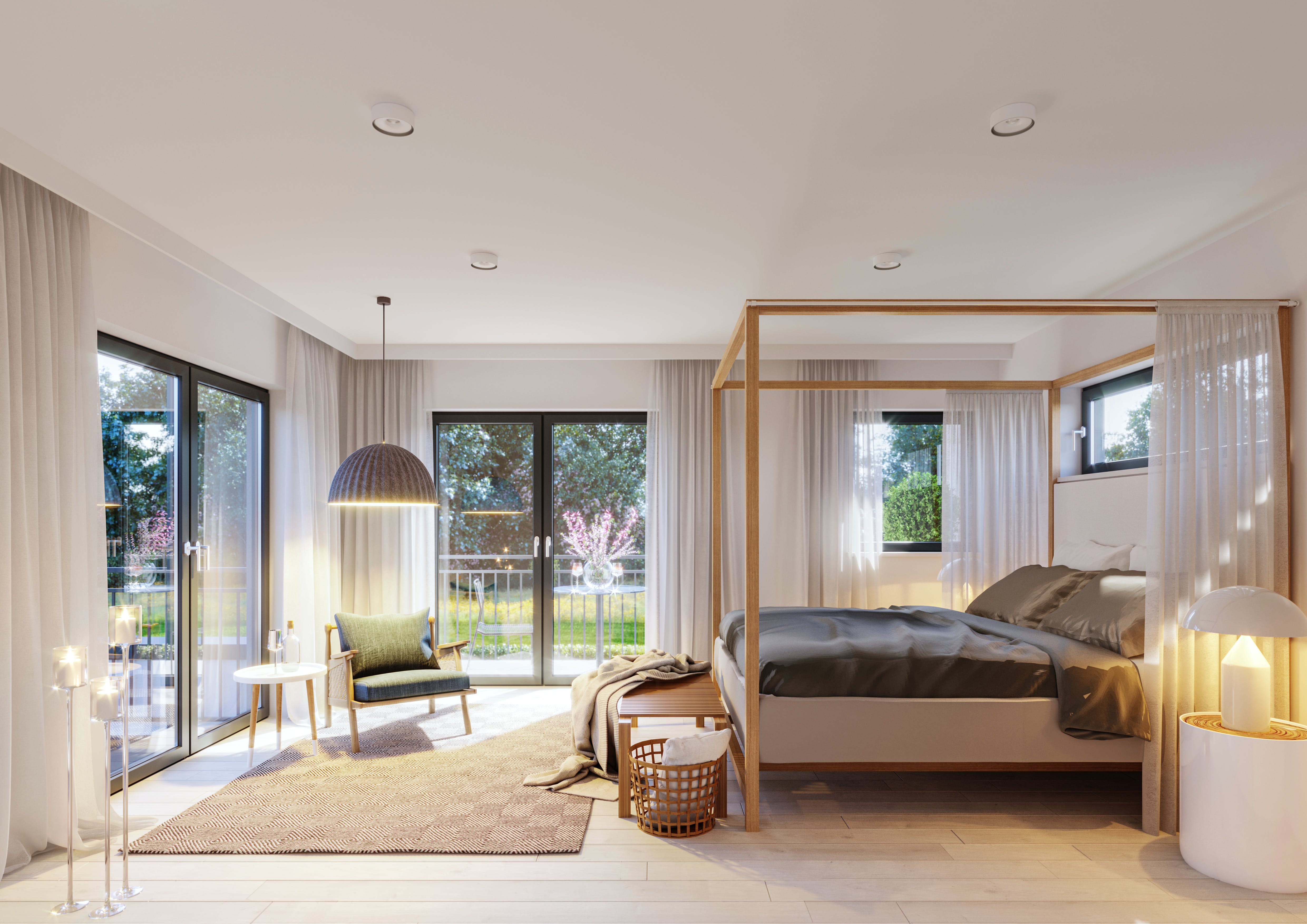 Fertighaus Solitaire-B-110 E6 von SCHWABENHAUS Schlüsselfertig ab 372197€, Bungalow Innenansicht 1