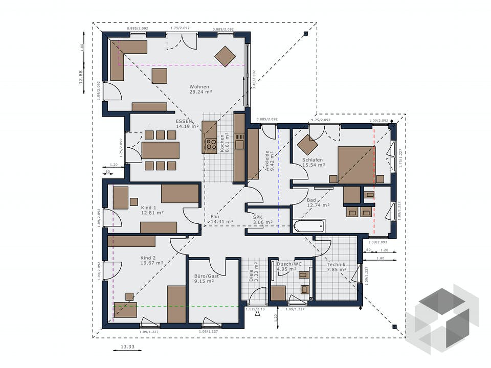 Solitaire-B-130 E4 von Schwabenhaus Grundriss