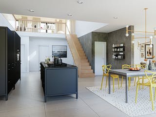 Fertighaus Solitaire-B-150 E5 von SCHWABENHAUS Schlüsselfertig ab 542455€, Bungalow Innenansicht 1