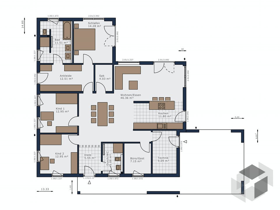 Solitaire-B-150 E4 von Schwabenhaus Grundriss