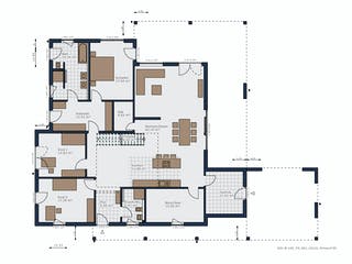 Fertighaus Solitaire-B-150 E5 von SCHWABENHAUS Schlüsselfertig ab 542455€, Bungalow Grundriss 1