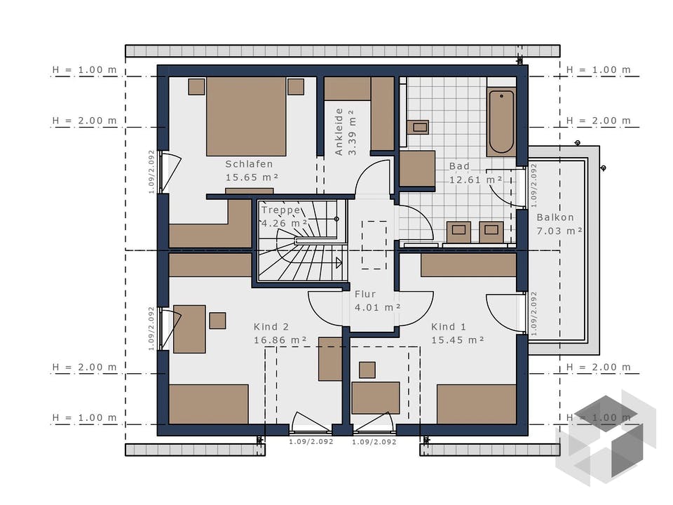 Solitaire-E-145 E2 von Schwabenhaus Grundriss