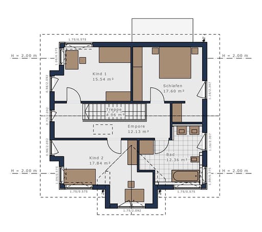 Schwabenhaus - Solitäire E-145 E5 Floorplan 2
