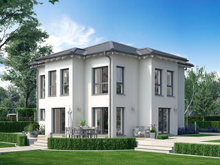 Fertighaus Solitaire-E-145 E7 von SCHWABENHAUS Schlüsselfertig ab 436394€, Stadtvilla Außenansicht 1