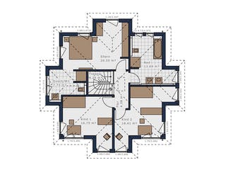 Fertighaus Solitaire-E-145 E7 von SCHWABENHAUS Schlüsselfertig ab 436394€, Stadtvilla Grundriss 2