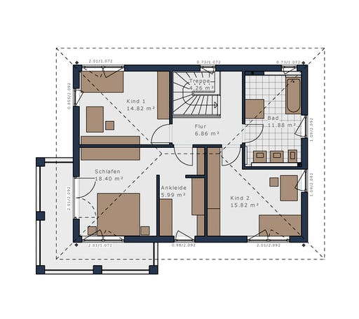 Schwabenhaus - Solitäire E-155 E7 Floorplan 2