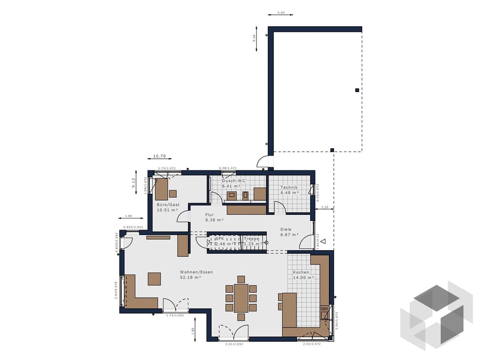 Solitaire-E-165 E9 von Schwabenhaus Grundriss