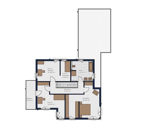 Fertighaus Solitaire-E-165 E9 von Schwabenhaus Schlüsselfertig ab 427392€, Cubushaus Grundriss 2