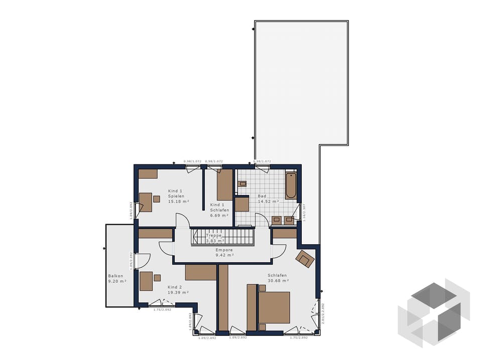 Solitaire-E-165 E9 von Schwabenhaus Grundriss