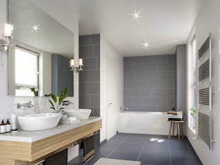 Fertighaus Solitaire Einfamilienhäuser von SCHWABENHAUS Schlüsselfertig ab 348208€, Satteldach-Klassiker Außenansicht 2