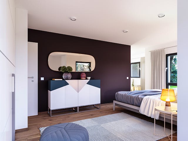 Fertighaus Solitaire Einfamilienhäuser von SCHWABENHAUS Schlüsselfertig ab 338066€,  Außenansicht 12