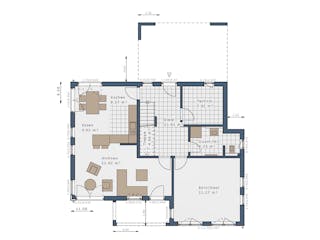 Fertighaus Solitaire Einfamilienhäuser von SCHWABENHAUS Schlüsselfertig ab 348208€, Satteldach-Klassiker Außenansicht 18