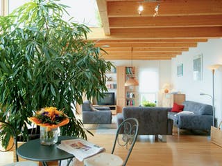 Fertighaus Schwäbisch Hall von Keitel-Haus, Pultdachhaus Innenansicht 2