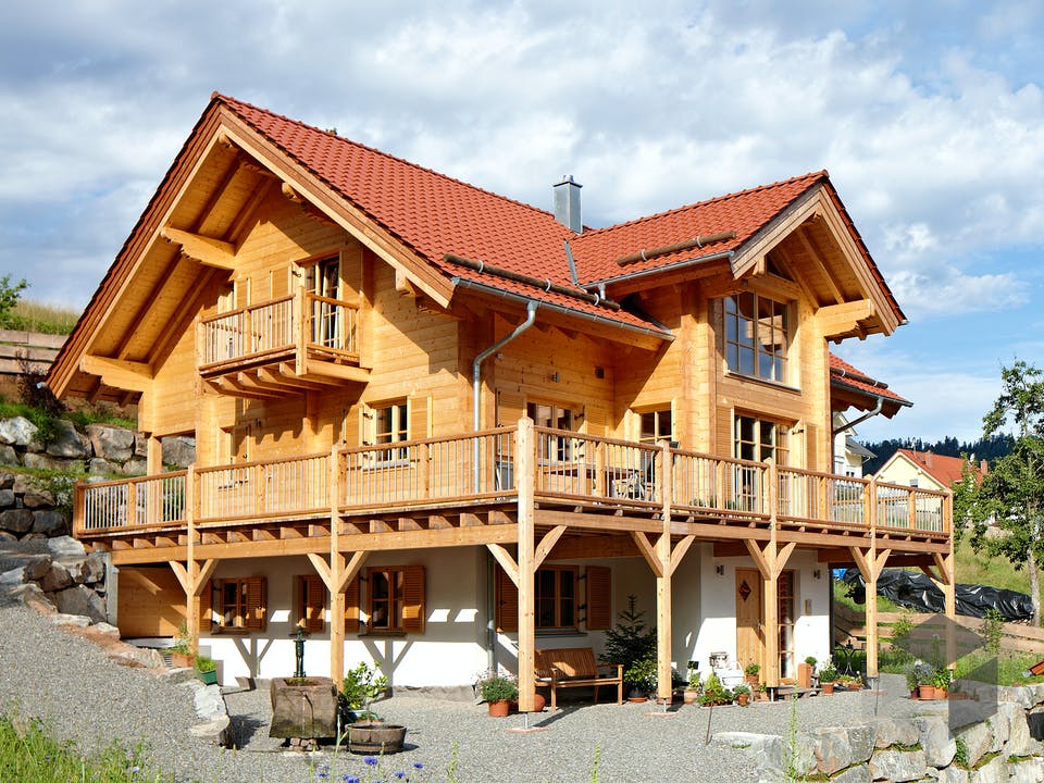 Schwarzwald von Rems-Murr-Holzhaus Außenansicht