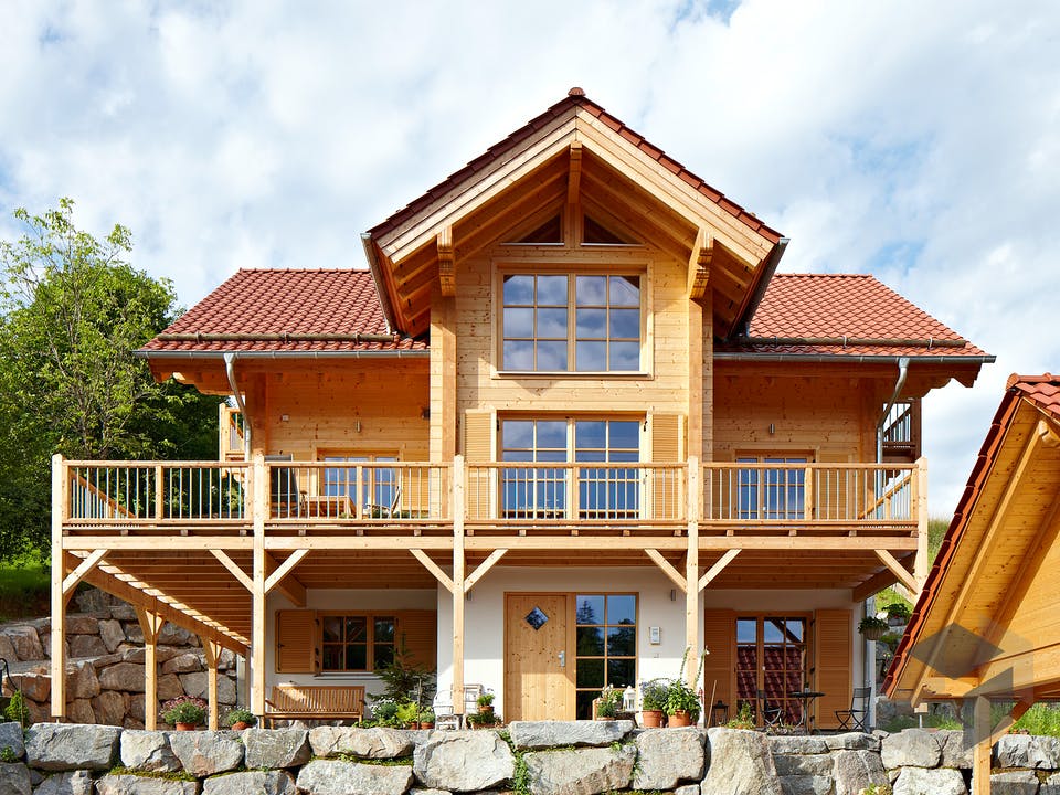 Schwarzwald von Rems-Murr-Holzhaus Außenansicht
