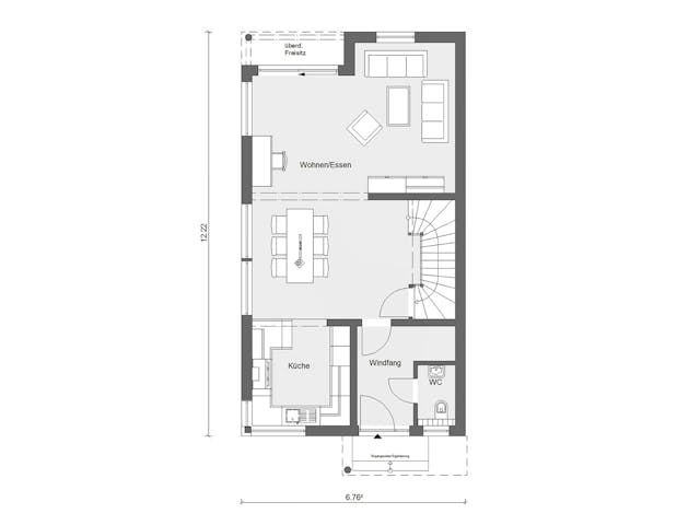 Fertighaus D 30-166.2 - Walmdach Doppelhaus von SchwörerHaus Schlüsselfertig ab 545653€, Stadtvilla Grundriss 1 Fertighaus D 30-166.2 - Walmdach Doppelhaus von SchwörerHaus Schlüsselfertig ab 545653€, Stadtvilla Grundriss 1