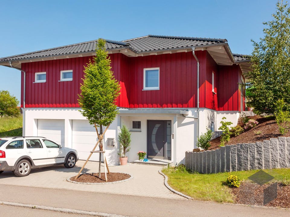 E 10-129.2 - Skandinavischer Bungalow von SchwörerHaus Außenansicht