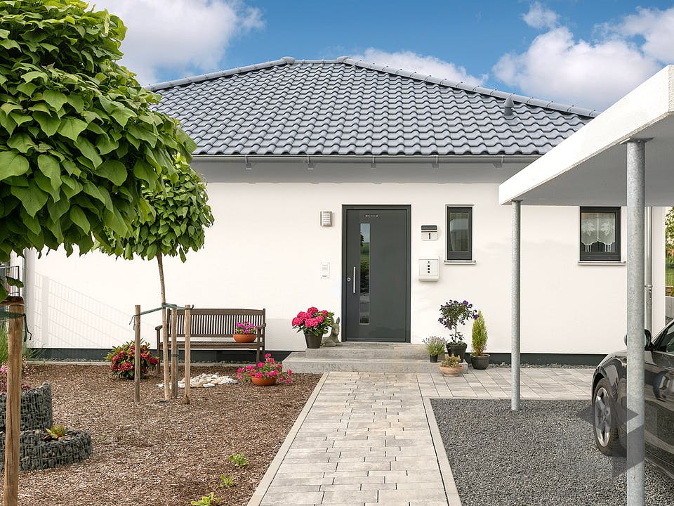 Einfamilienhaus E 10-097.2 - Kompakter Bungalow von SchwörerHaus - Österreich | Fertighaus.de